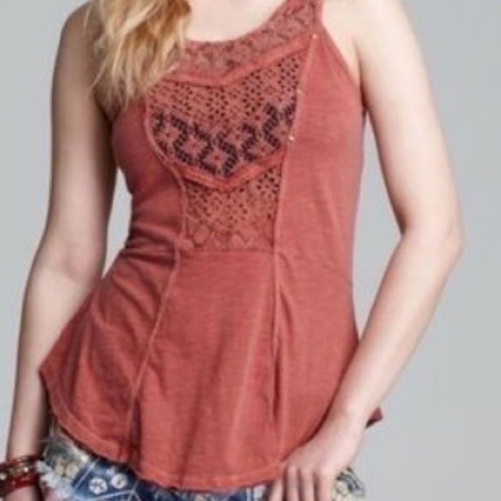 Free People Rust Tank Small